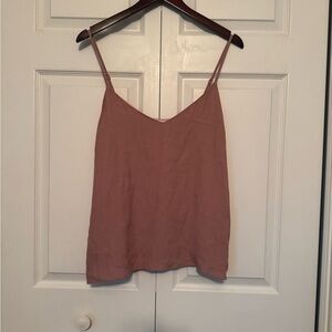 Sleeveless Top Dusty Rose Lined Top NWT